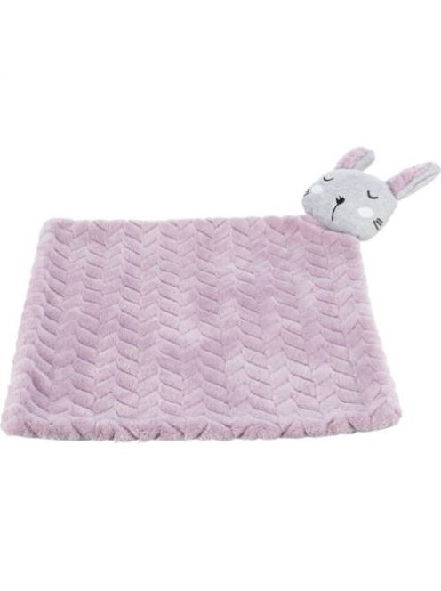 Trixie Junior Blanket - takaró (lila/szürke, nyuszival) kutyák részére (55x40cm)