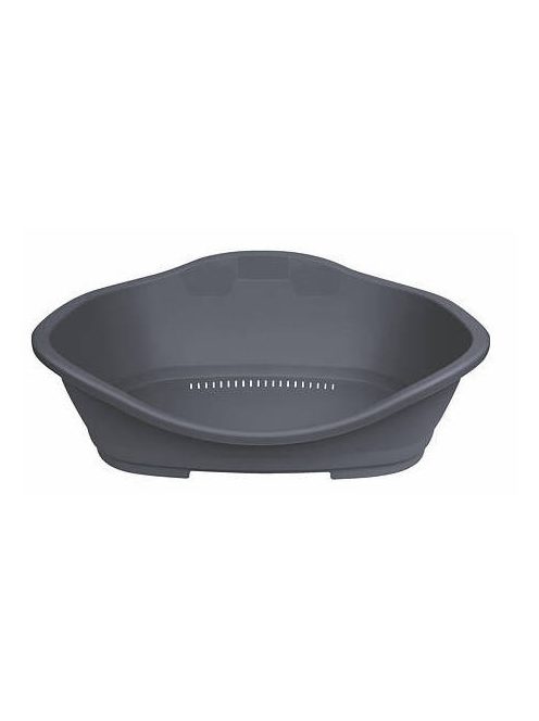 Trixie Sleeper Plastic Bed - műanyag fekhely (sötétszürke) kutyák részére (72/88cm)