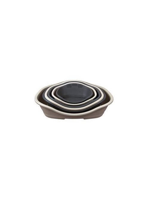 Trixie Sleeper Plastic Bed - műanyag fekhely (sötétszürke) kutyák részére (78/96cm)