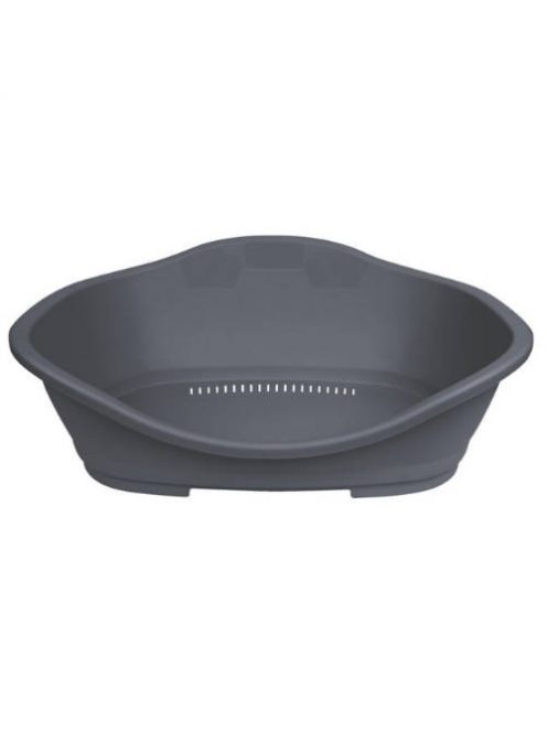 Trixie Sleeper Plastic Bed - műanyag fekhely (sötétszürke) kutyák részére (98/117cm)