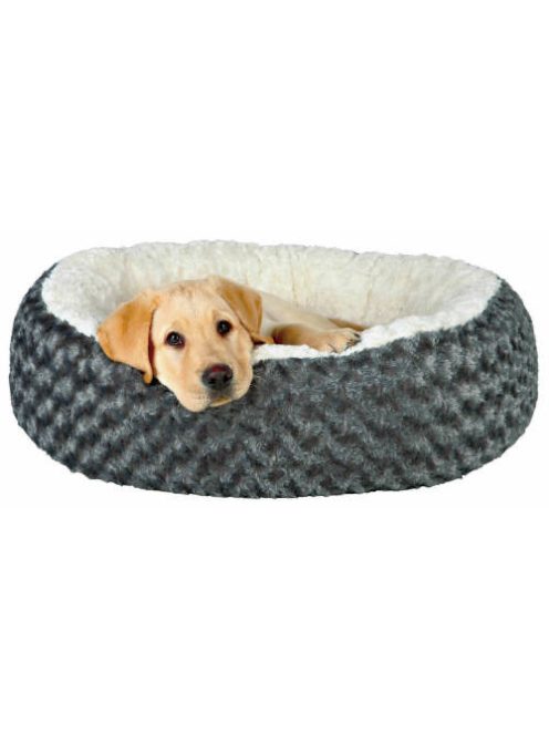 KT24:Trixie Kaline Bed - kerek,peremes fekhely (szürke,krém) kutyák részére (Ø50cm)