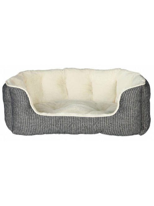Trixie Bed Davin - szögletes, peremes ágy (szürke/krém) kisállatok részére (60x45cm)