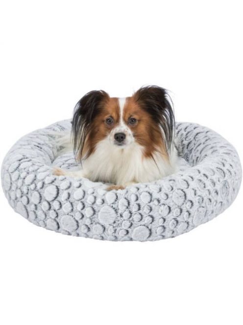 Trixie Mila Bed - kerek, peremes fekhely (fehér/szürke) kutyák részére (Ø60cm)