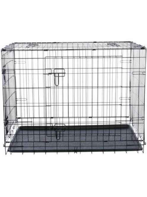 Trixie Home Kennel "XL" – szobakennel (horganyzott fém,fekete) kutyák részére (116x86x77cm)