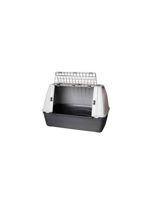 Trixie Journey Transport Box - szállító box (fekete/szürke)  S–M (77×51×43cm)