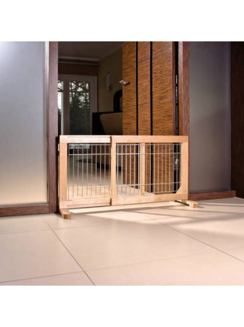 Trixie Dog Barrier - elválasztó elem (natúr fenyő) kutyák részére (63-108x50cm)