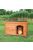 Trixie Classic Dog Kennel - kutyaház (barna) féltetős (S-M) 85×58×60cm