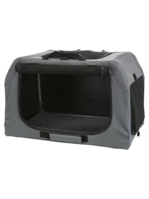 Trixie Mobile Kennel Easy M-L - textil szállító (szürke) kutyák részére M-L  (95×63×69 cm)