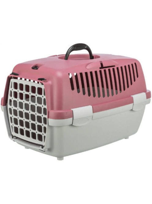 Trixie Capri - szállítóbox, 6kg alatti kisállatok részére, XS:32x31x48cm, vil.szürke/antik pink