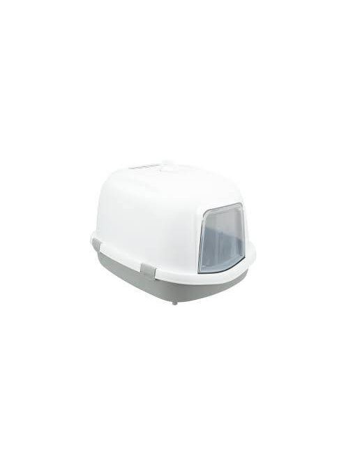 Trixie Primo XXL Litter Tray - fedeles macska wc (szürke/fehér) macskák részére (56x47x71cm)