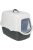 Trixie Vico Cat Litter Tray - Fedeles macska WC (szürke) 40x40x56cm