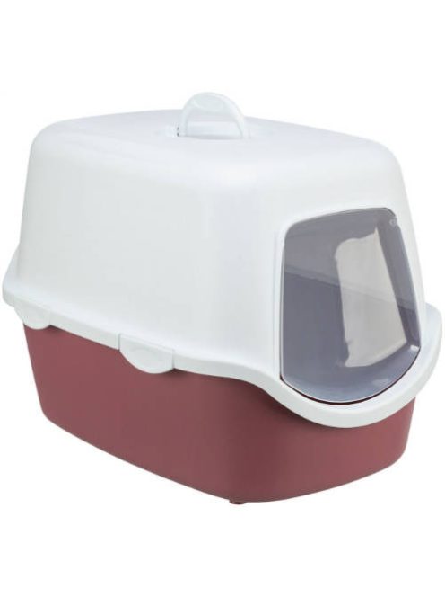 Trixie Vico Cat Litter Tray - Fedeles macska WC (berry/fehér) 40x40x56cm