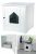 Trixie Cat House - macskaház (fehér) 49×51×51 cm