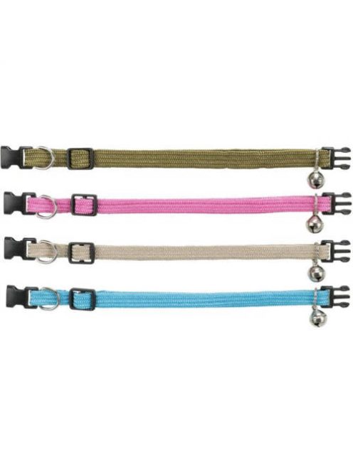 Trixie Cat Collar, Elastic - nyakörv (többféle színben, csengővel) macskák részére
