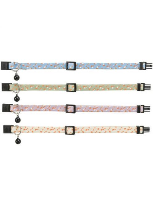 Trixie Cat Collar, Elastic - nyakörv (többféle színben, gomba mintával) macskák részére
