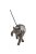 Trixie Soft Harness with Lead - hám és póráz szett (szürke,fekete) macskák részére ( 24–42 cm, 1.20m)