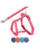 Trixie Cat Harness XL with Leash - hám szett (több féle színben) macskák részére (34–57cm/13mm/1.20m)