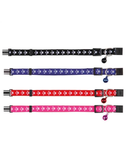 Trixie Cat Collar, Elastic - nyakörv (mintás, többféle színben) macskák részére