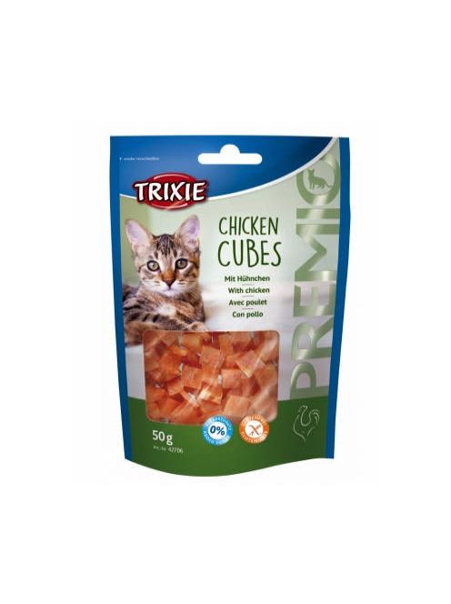Trixie Premio Chicken Cubes - jutalomfalat (csirke) macskák részére (50g)
