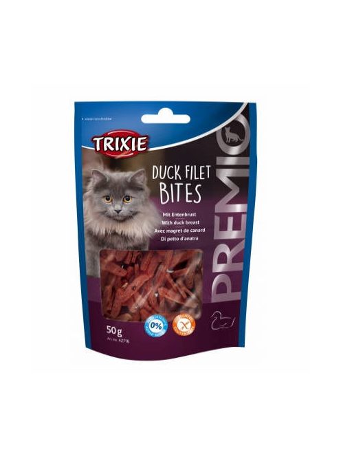 Trixie Premio Duck Filet Bites - jutalomfalat (kacsa) macskák részére (50g)