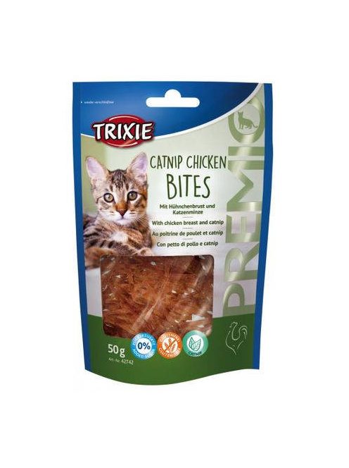 Trixie Premio Catnip Chicken Bits - jutalomfalat (csirke,macskamenta) macskák részére (50g)