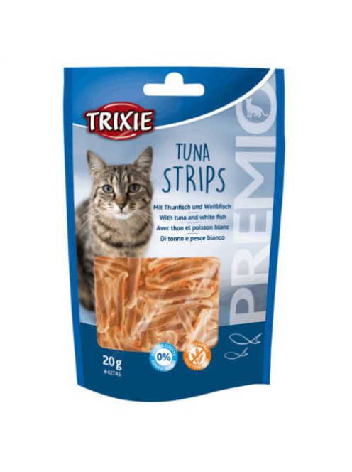 Trixie Premio Tuna Strips - jutalomfalat (tonhal,fehérhal) macskák részére (20g)