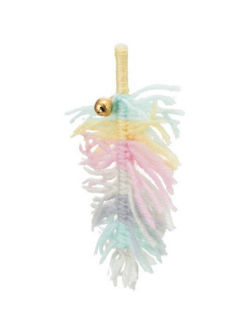 Trixie Feather with bell - játék (poliészter) macskák részére (14cm)