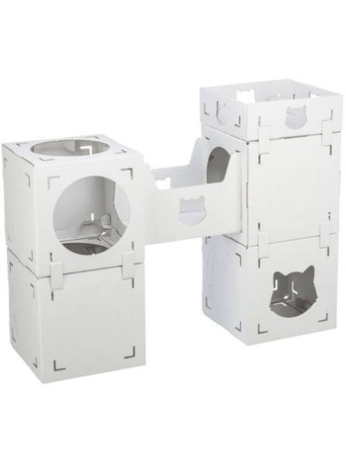 Trixie Casa Cara cat furniture - macskabútor (fehér,karton) macskák részére (93×72×30.5cm)