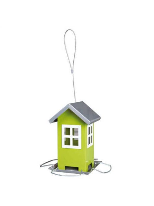 Trixie Bird Feeder - vadmadár etető (ház forma,zöld) 19x20x19cm