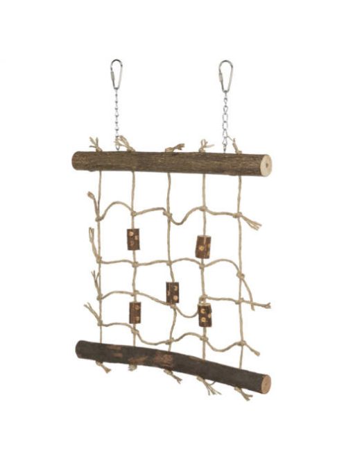 Trixie Rope Climbing Wall - játék (mászófal) díszmadarak részére (27x24cm)