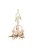 Trixie Wooden Toy - Fajáték papírszalagokkal nagypapagájok részére (31cm)