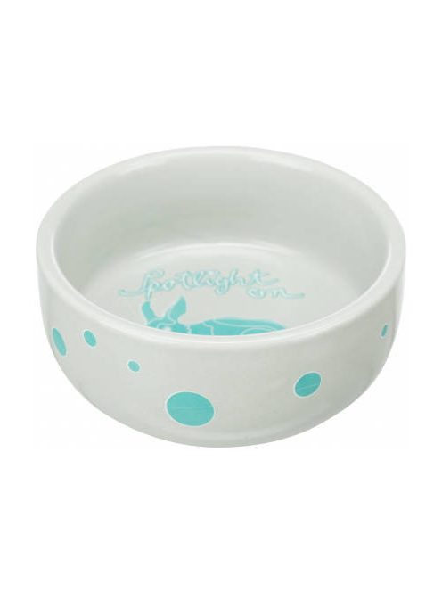 Trixie Ceramic Bowl - kerámia tál (pöttyös, többféle színben) nyulak részére (250ml /Ø11cm)
