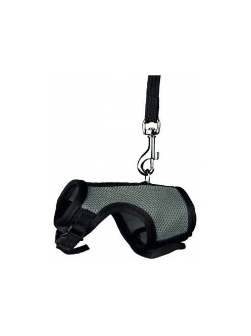 Trixie Soft - Hám és póráz szett (vegyes színek) nagyméretű nyulak részére ( 25-40cm)