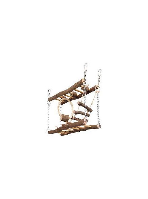 Trixie Suspension Bridge - dupla függőhíd (kéreg fából) rágcsálók részére (27x17x7cm)