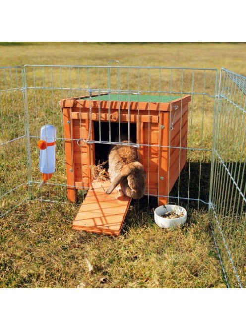 Trixe Small Animal Home - Kültéri, kifutóhoz csatlakoztatható rágcsáló ház (42x43x51cm)