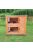 Trixie Small Animal Hutch - kétszintes ház (barna) tengerimalacok és nyulak részére (116x111x65cm)