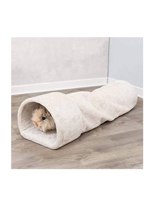 Trixie Cuddly Tunnel - Plüss bújócső kistestű rágcsálók részére (27x21x80cm)