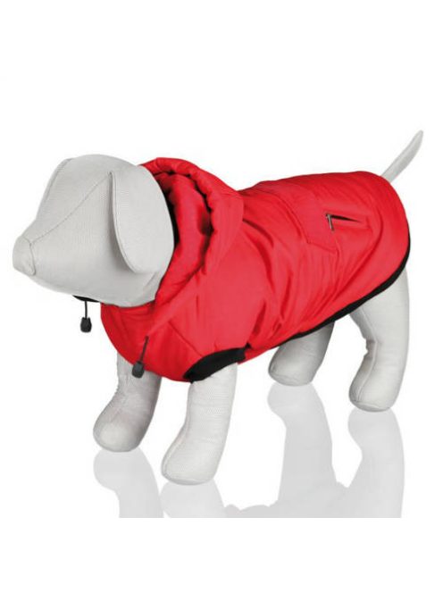 Trixie Palermo Dog Winter Coat - téli kabát (piros,fekete) kutyák részére (XS) 27cm