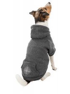   KT25.Trixie BE NORDIC Hoodie Pullover - kapucnis pulóver (szürke) kutyák részére (M) 55cm