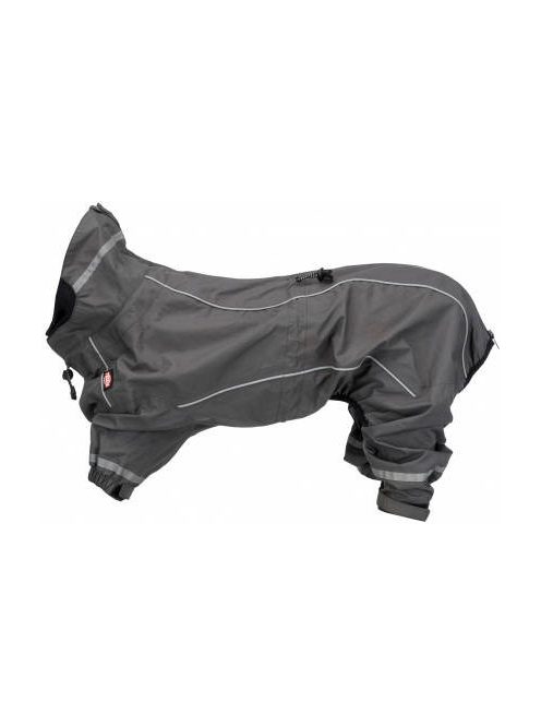 Trixie Vaasa Rain Overall for Dogs - overál (szürke) kutyák részére (L) 62cm (kifutó termék)