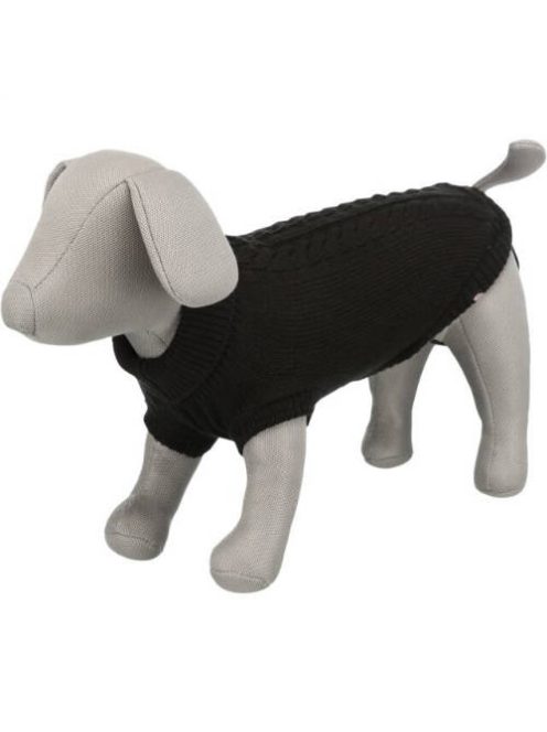 Trixie Kenton Pullover - pulóver (fekete) kutyák részére (S) 36cm