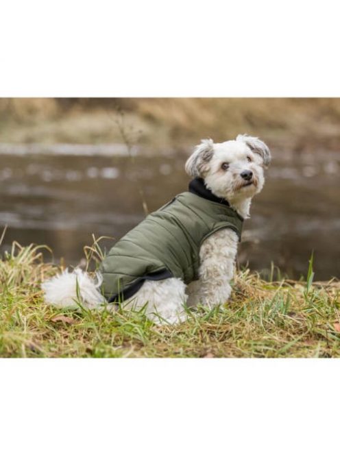 KT25.Trixie Arlay Dog Coat - kabát (sötétzöld) kutyák részére (S) 40cm