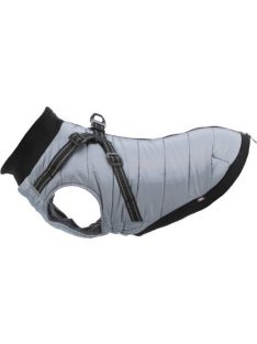   KT25.Trixie Coat Pontis with Harness - kabát hámmal (szürke, vízlepergető) kutyák részére (XXS) 24cm