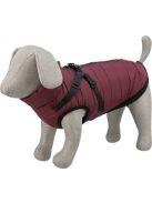 Trixie Pirou téli kabát hámmal, M:45 cm, sangria