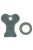 Trixie Replacement Membrane and Key - alkatrész (csere membrán és kulcs) 76116-os termékhez