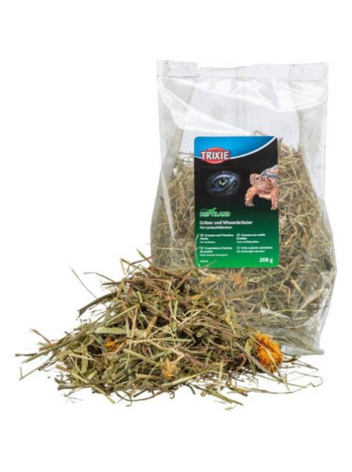Trixie Grasses and Meadow Herbs for Tortoises - kiegészítő eleség (pázsit- és rétifű) teknősbékák részére (200g)
