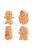 Trixie Xmas Gingerbreads Figures - latex játék (mézeskalács) kutyák részére (11cm)