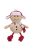 Trixie Xmas Gingerbread on rope - játék (plüss,pamut, mézeskalács figura) kutyák részére (34cm)