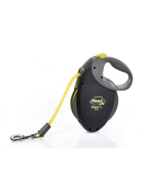 Flexi Giant "XL" (neon,fekete) - szalagos automata póráz (8m)