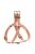 WAUDOG Re-Cotton Harness (M) - hám újrahasznosított pamutból (QR kódos, fényvisszaverő csíkkal,narancssárga ) kutyák részére (50-80cm/20mm)